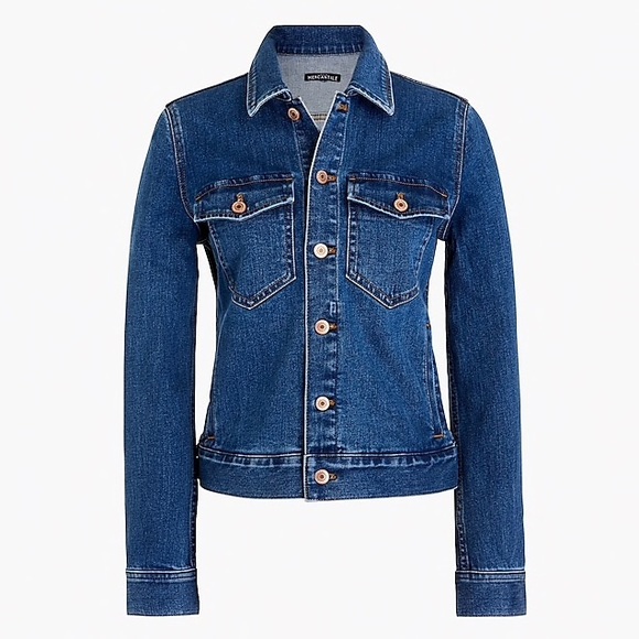 NWT J. Crew Denim Jacket - Picture 2 of 3